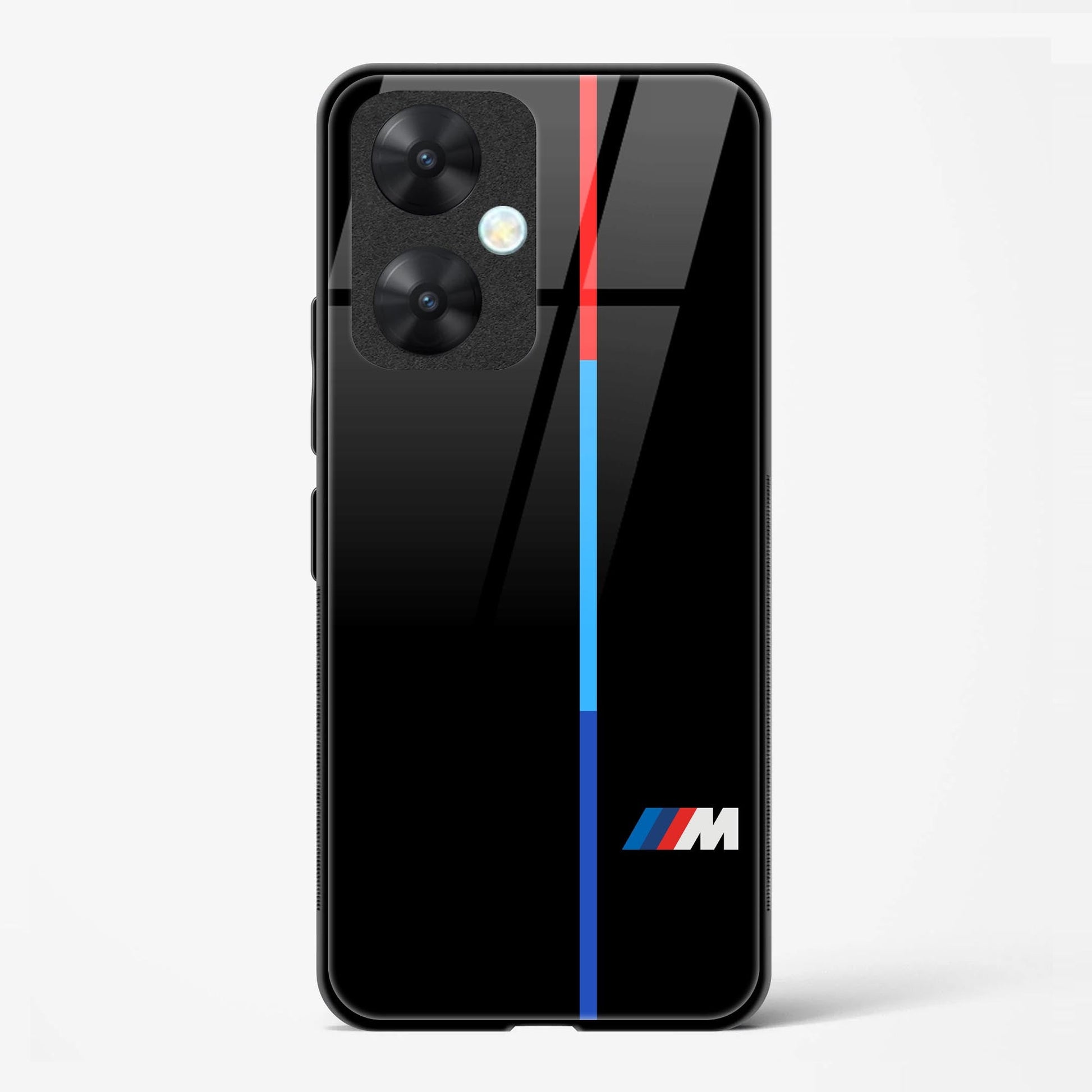 BMW Car Design Printed Glass Mobile Back Case Compatible for Redmi 13C | TPU Shock - Resistant Soft Edge | 360° Protection - Mypcwala