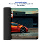 Break the Rules Supercar Stitched Desk Mat | Large Gaming & Office Mouse Pad | Non - Slip Rubber Base | Extended Desk Mat for Keyboard & Laptop - Mypcwala