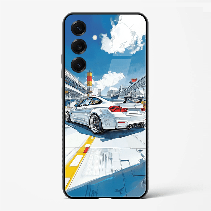City Drift Premium Glass Phone Cover for Samsung Galaxy S25 - DHARM IT PRIVATE LIMITED