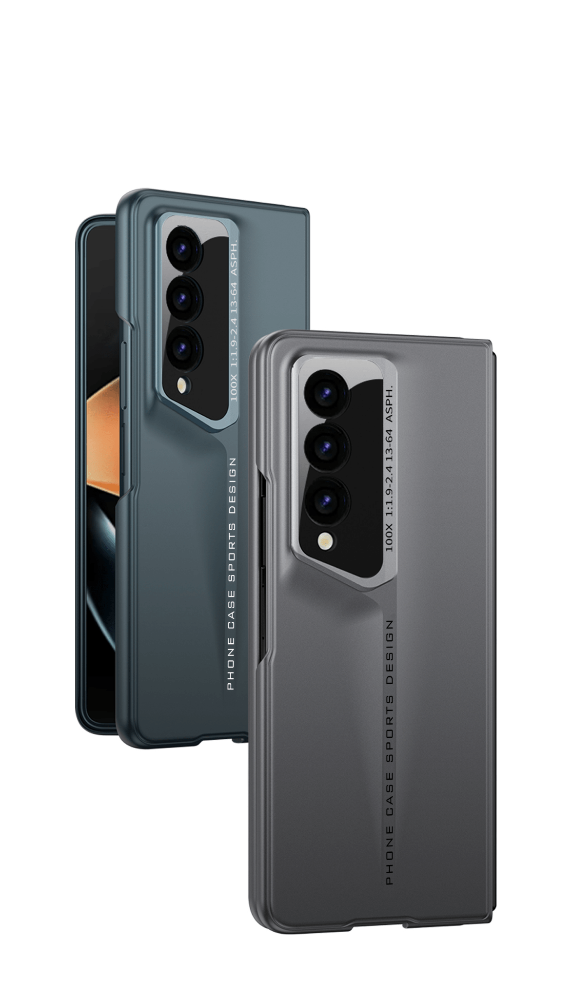 Cover for Blade Series Slim Hard Back Cover with Front Glass for Samsung Galaxy Z Fold 4 5g(Hard PC) - Mypcwala