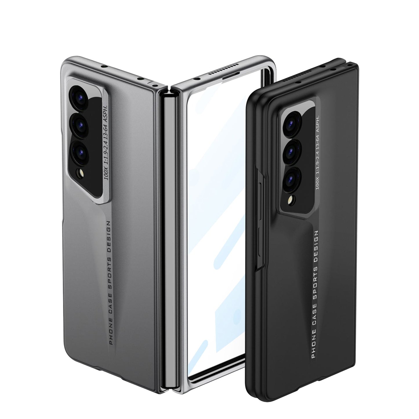 Cover for Blade Series Slim Hard Back Cover with Front Glass for Samsung Galaxy Z Fold 4 5g(Hard PC) - Mypcwala