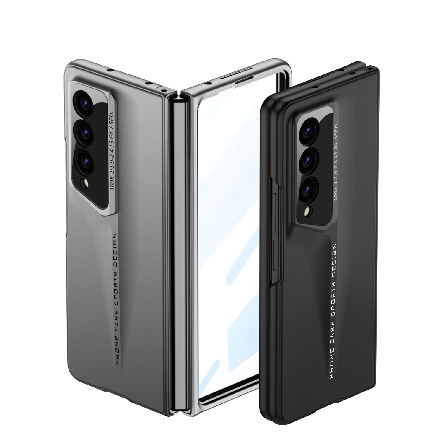 Cover for Blade Series Slim Hard Back Cover with Front Glass for Samsung Galaxy Z Fold 4 5g(Hard PC) - Mypcwala