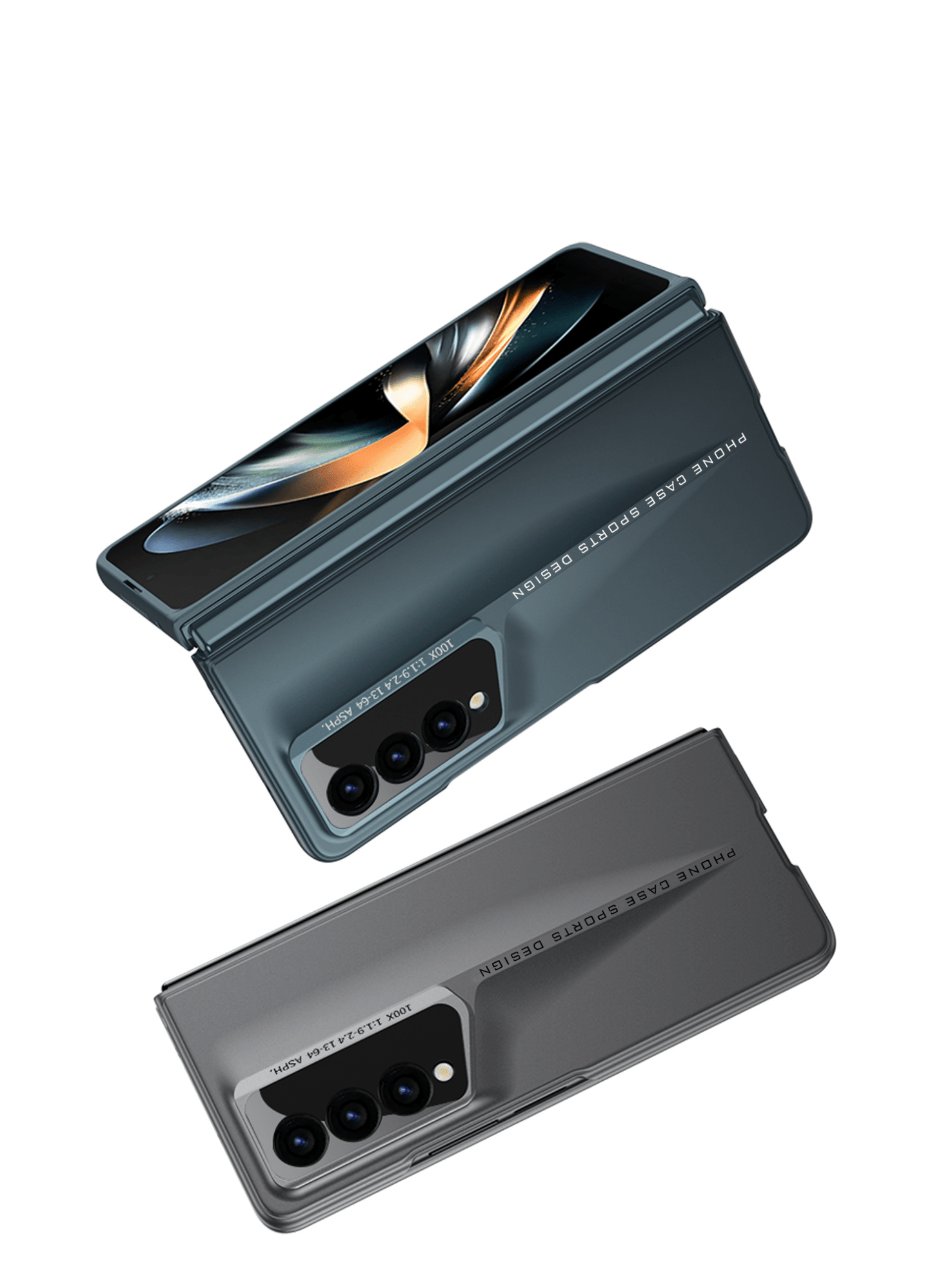 Cover for Blade Series Slim Hard Back Cover with Front Glass for Samsung Galaxy Z Fold 4 5g(Hard PC) - Mypcwala