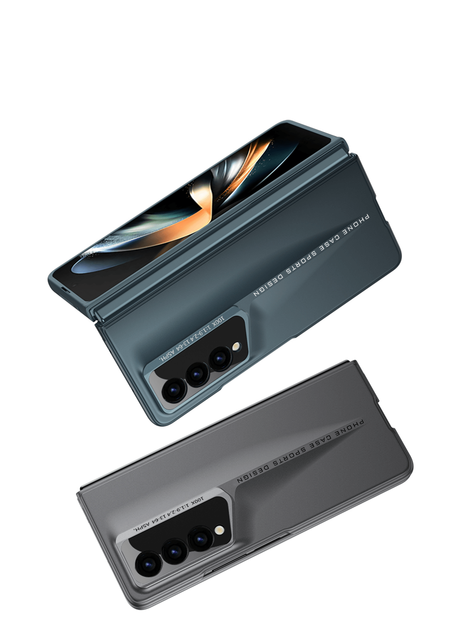 Cover for Blade Series Slim Hard Back Cover with Front Glass for Samsung Galaxy Z Fold 4 5g(Hard PC) - Mypcwala