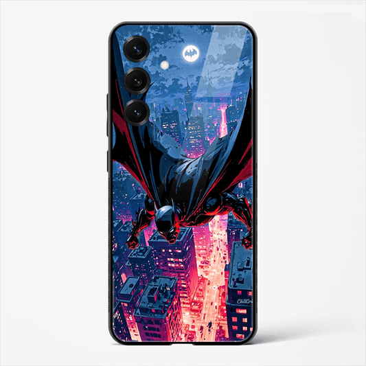 Dark Knight Drop Premium Glass Phone Cover for Samsung Galaxy S25 - DHARM IT PRIVATE LIMITED