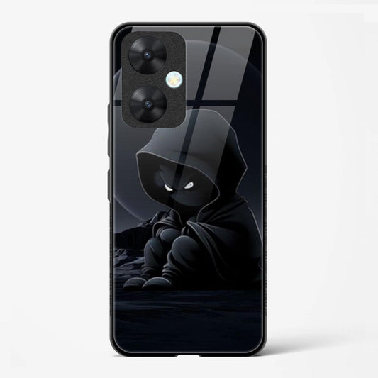 Dark Soul Design Printed Glass Mobile Back Case Compatible for Redmi 13C | TPU Shock - Resistant Soft Edge | 360° Protection - Mypcwala