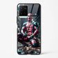 Deadpool Printed Design Glass Mobile Back Case Compatible for Vivo Y33s TPU Shock - Resistant Soft Edge | 360° Protection - Mypcwala