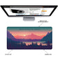 Dream Beyond the Horizon – Sunset Landscape Stitched Desk Mat | Large Gaming & Office Mouse Pad | Non - Slip Rubber Base | Extended Desk Mat for Keyboard & Laptop - Mypcwala