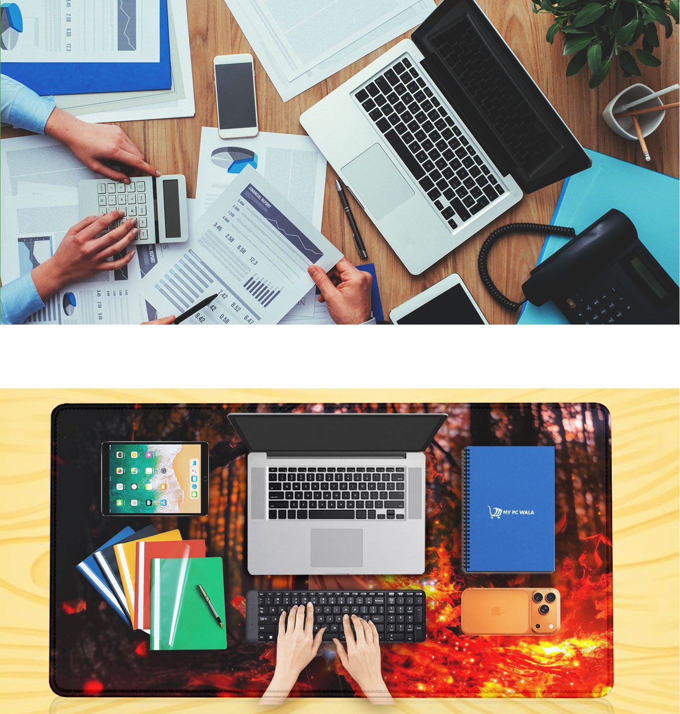 Durable Desk Mat for Home, Office & Gaming Setups - DHARM IT PRIVATE LIMITED