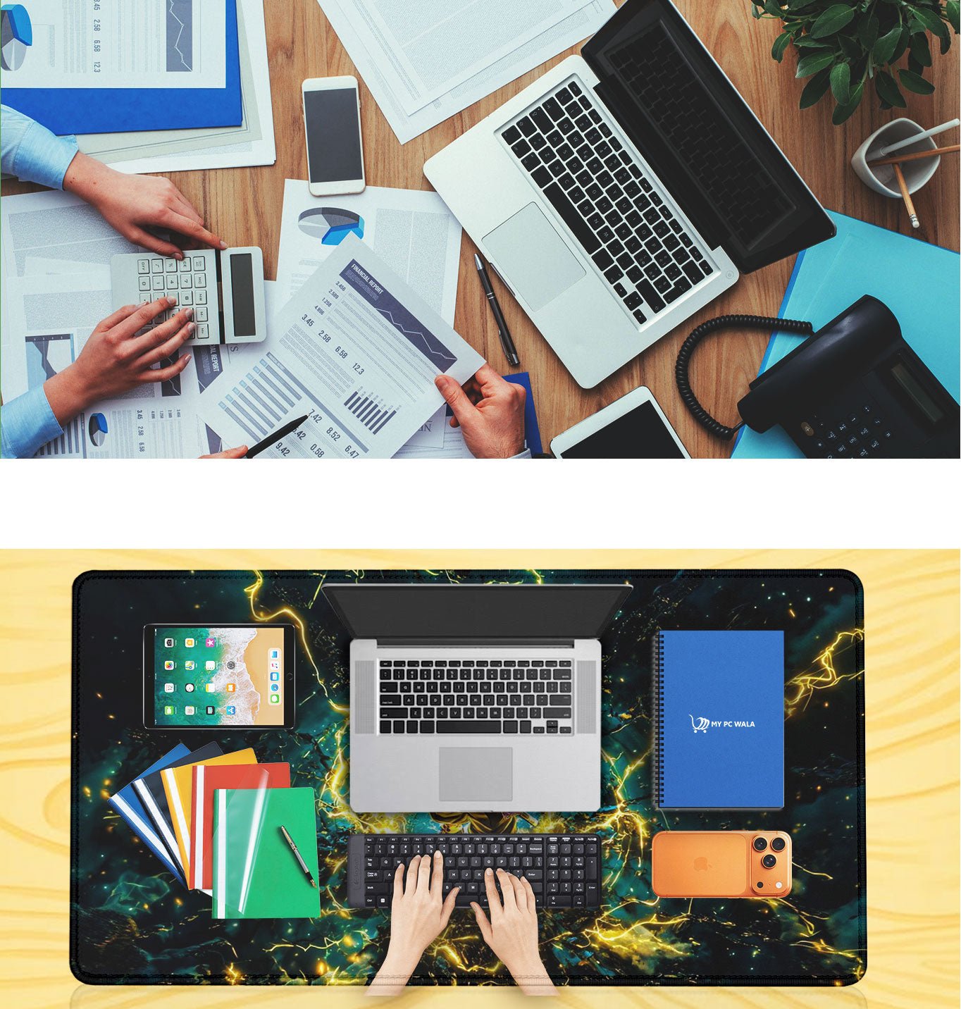 Durable Desk Mat for Home, Office & Gaming Setups - DHARM IT PRIVATE LIMITED