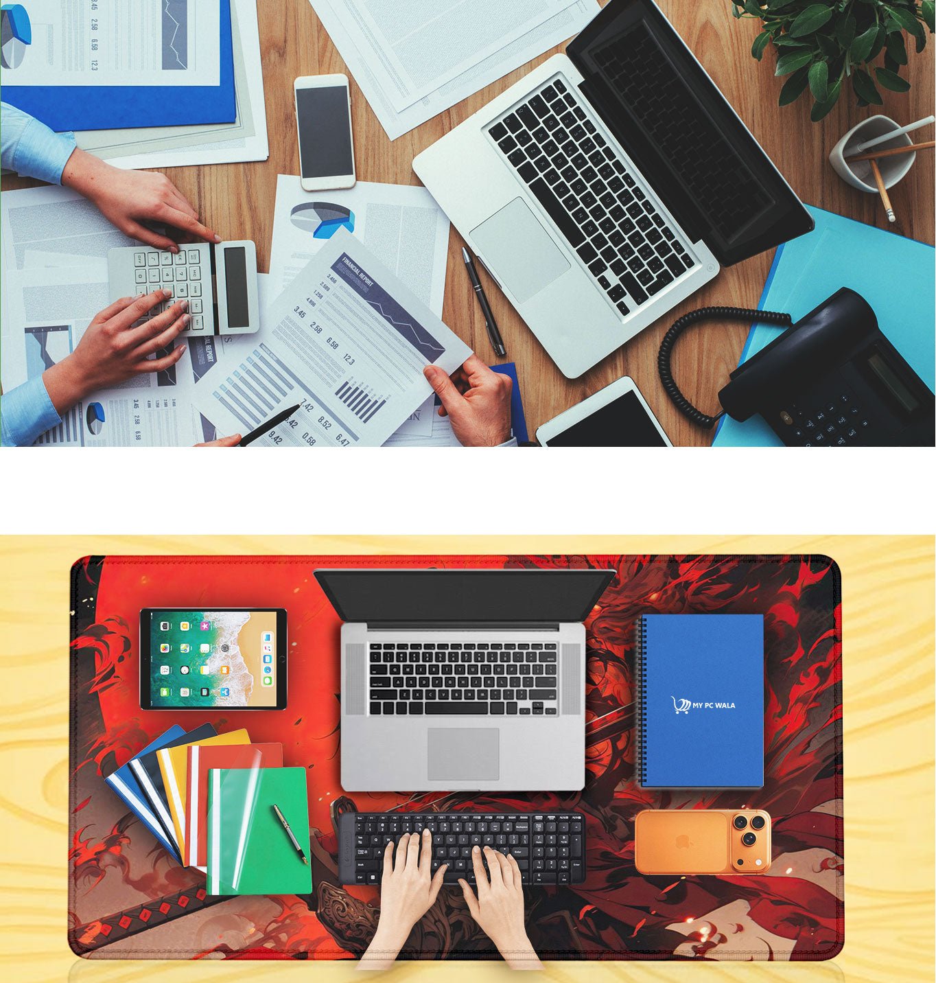 Durable Desk Mat for Home, Office & Gaming Setups - DHARM IT PRIVATE LIMITED