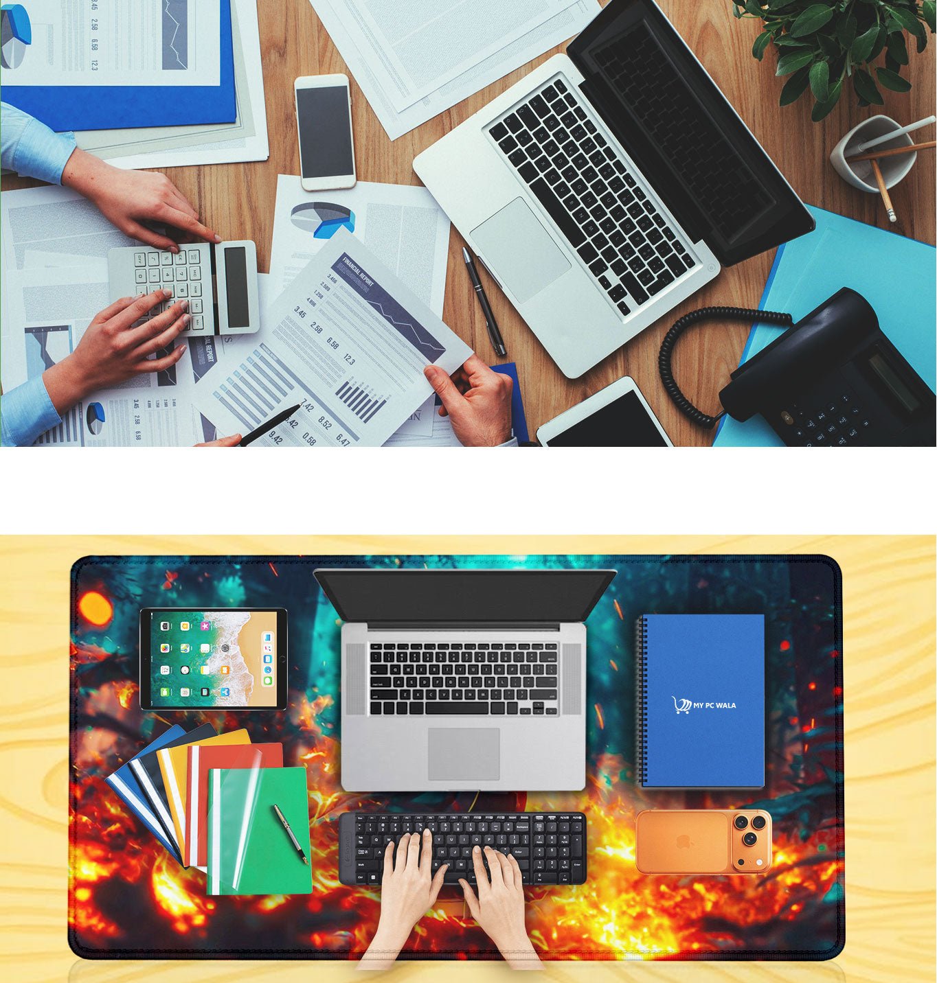 Durable Desk Mat for Home, Office & Gaming Setups - DHARM IT PRIVATE LIMITED