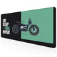 Eat Sleep Ride Repeat Motorcycle Stitched Desk Mat | Large Gaming & Office Mouse Pad | Non - Slip Rubber Base | Extended Desk Mat for Keyboard & Laptop - Mypcwala