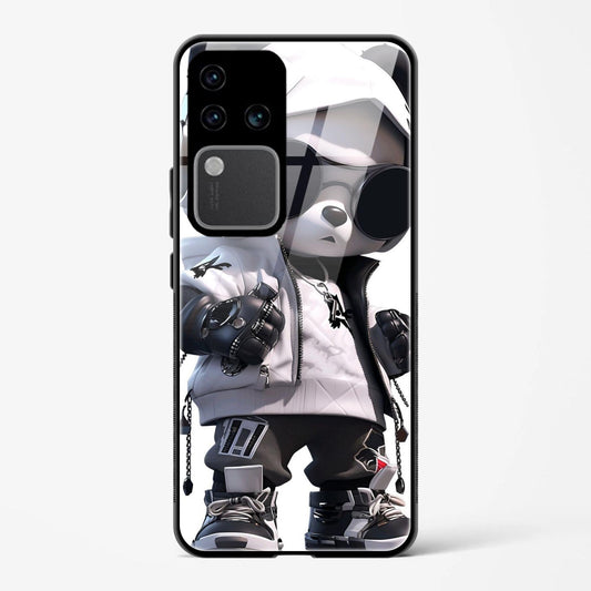 Fancy Dress With Sunglasses Design Printed Hard Back Cover Compatible with Vivo V30 Pro 5G Attractive and Uniquely Crafted Smartphone Case - Mypcwala