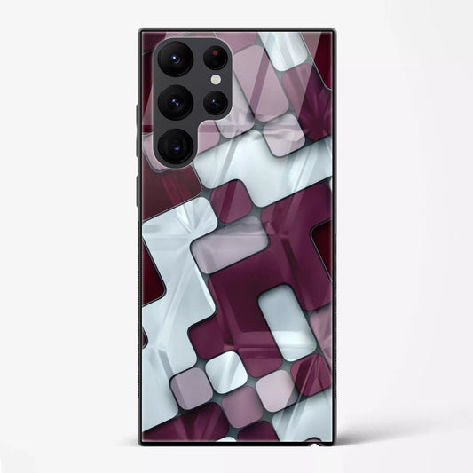 Floral Design Glass Back Cover for Samsung Galaxy S24 Ultra | Premium Protective Case | My PC Wala - DHARM IT PRIVATE LIMITED
