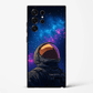 Galaxy Explorer Astronaut Premium Glass Phone Cover for Samsung Galaxy S22 Ultra - DHARM IT PRIVATE LIMITED