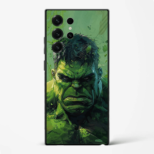 Hulk Rage Mode Premium Glass Phone Cover for Samsung Galaxy S22 Ultra - DHARM IT PRIVATE LIMITED