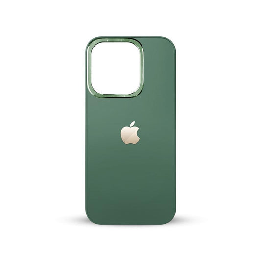 iPhone 14 PRO Metallic Drop Resistant Protection, Phone Back Cover Hard Ultra Protective & Anti Shock Case (Green) - Mypcwala