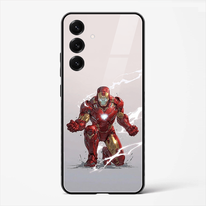 Iron Man Premium Glass Phone Cover for Samsung Galaxy S25 - DHARM IT PRIVATE LIMITED