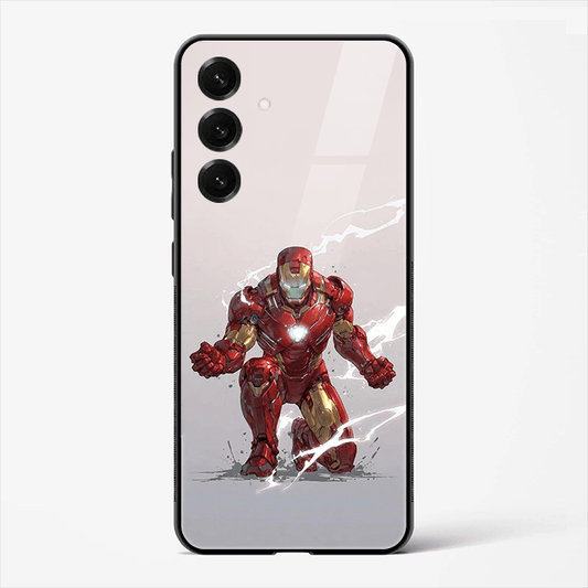 Iron Man Premium Glass Phone Cover for Samsung Galaxy S25 - DHARM IT PRIVATE LIMITED