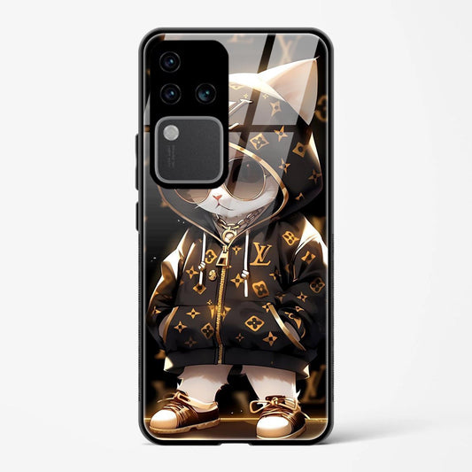 Looking Like A Wow With Sunglasses Design Printed Hard Back Cover Compatible with Vivo V30 Pro 5G Attractive and Uniquely Crafted Smartphone Case - Mypcwala