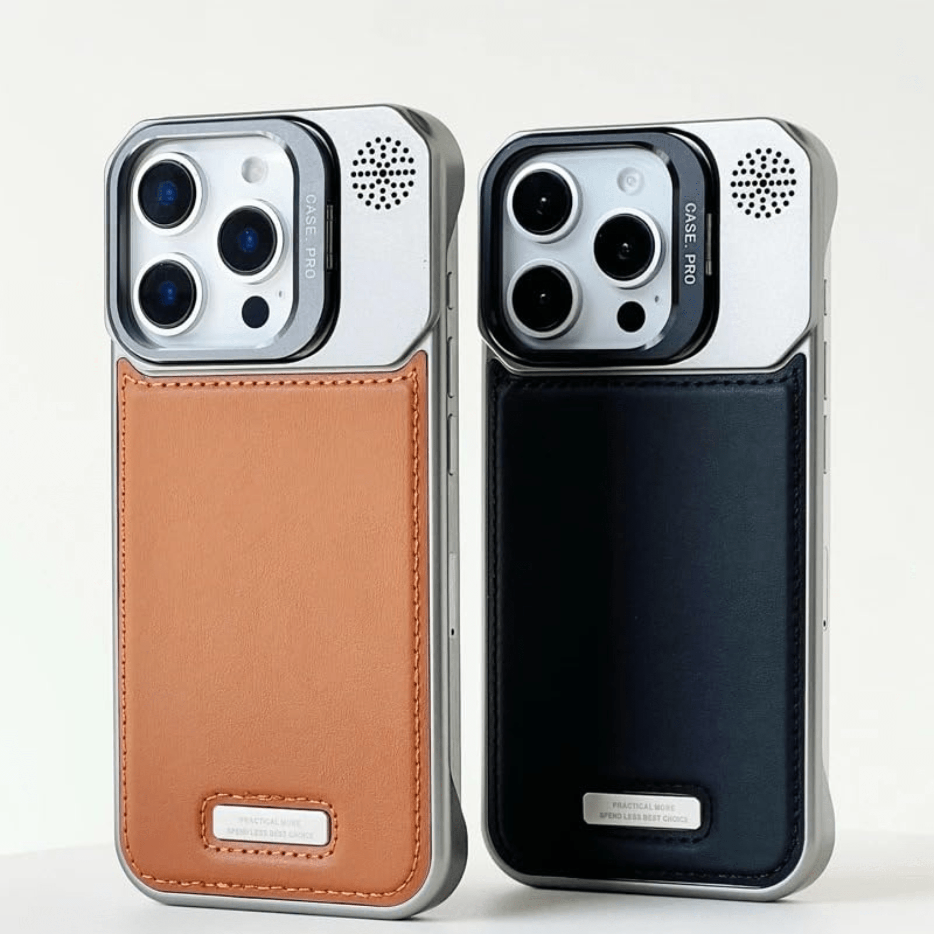 Luxury Magnetic Armor Case with Speaker Grill Design for iPhone - Mypcwala