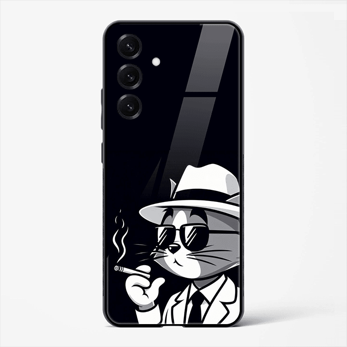Mafia Tom Premium Glass Phone Cover for Samsung Galaxy S25 - DHARM IT PRIVATE LIMITED