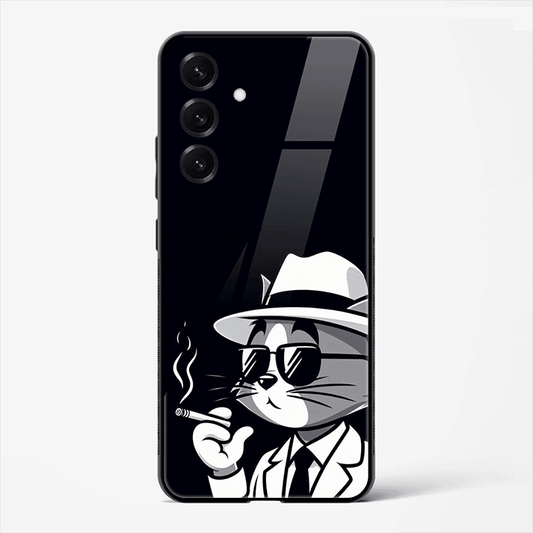 Mafia Tom Premium Glass Phone Cover for Samsung Galaxy S25 - DHARM IT PRIVATE LIMITED