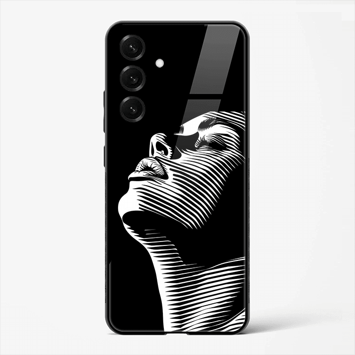 Monochrome Muse Aesthetic Art Premium Glass Phone Cover for Samsung Galaxy S25 - DHARM IT PRIVATE LIMITED