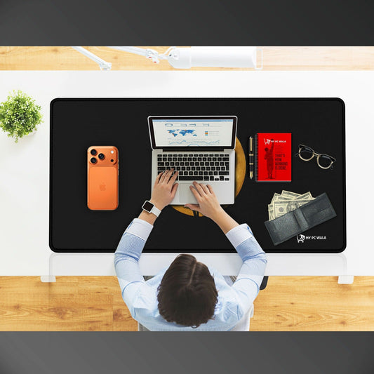 Moon Eclipse Desk Mat – Heat, Water & Scratch Resistant Office Desk Mat - DHARM IT PRIVATE LIMITED
