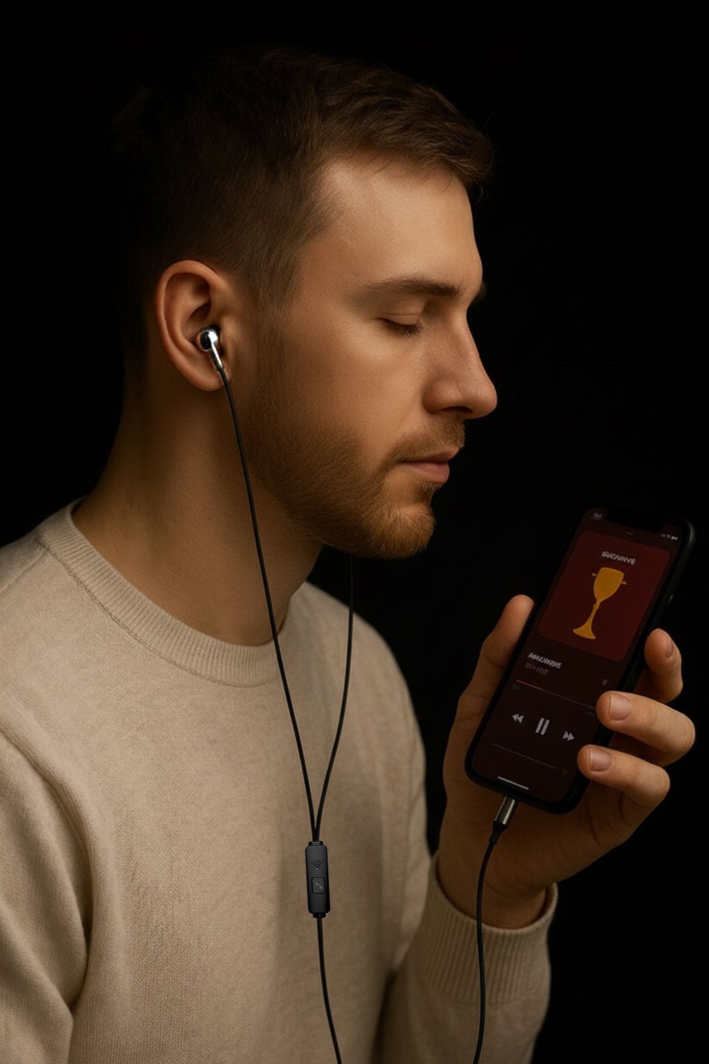 MY PC WALA Type - C Earphones with Microphone | Wired in - Ear USB - C Headphones | High - Bass Stereo Sound, Noise - Isolation, Tangle - Free Cable, Metallic Grey - Mypcwala