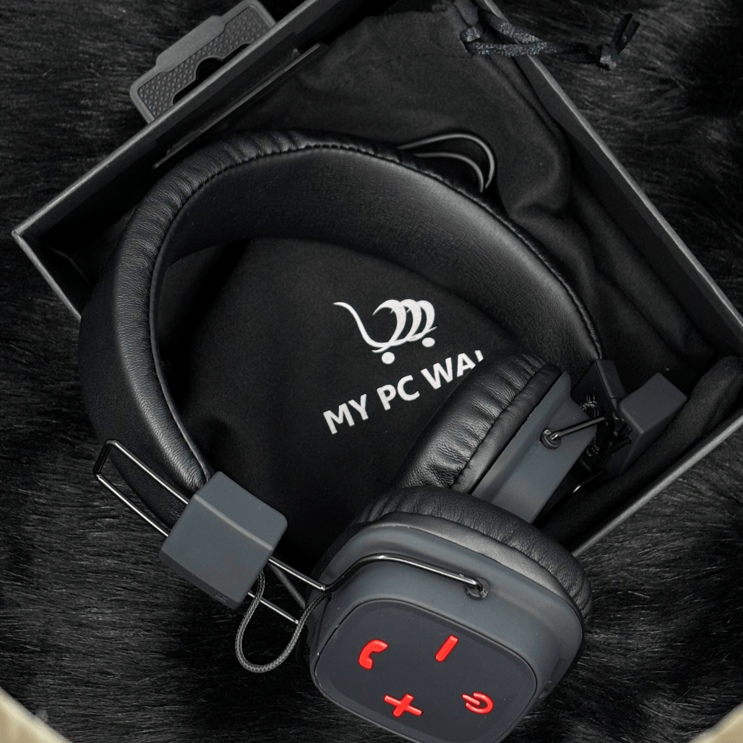 Mypcwala On - Brand Headphones - MP300 Wireless Sound, Lightweight & Durable Design - Mypcwala