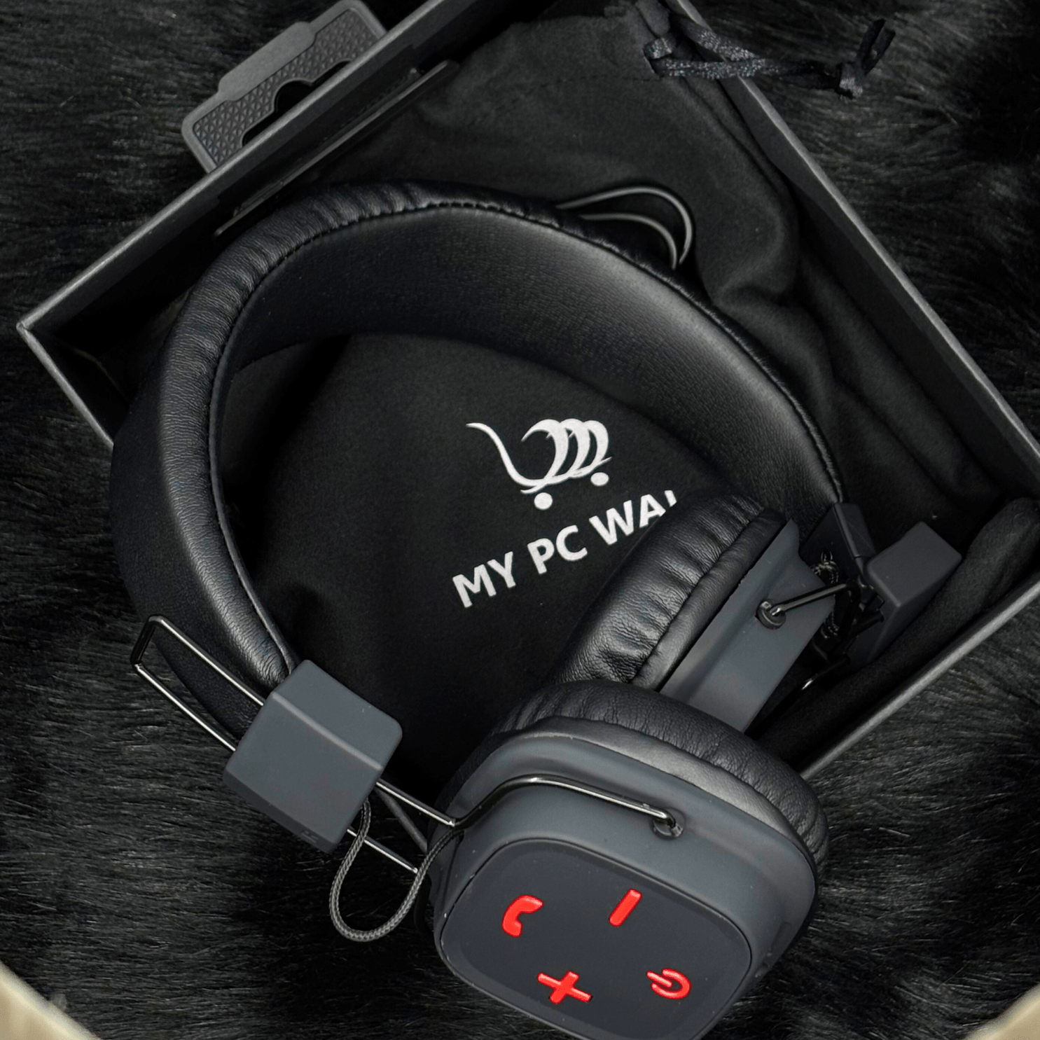 Mypcwala On - Brand Headphones - MP300 Wireless Sound, Lightweight & Durable Design - Mypcwala