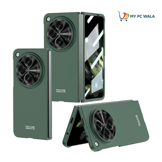 OnePlus Open Slim Case/Cover with Back Screen Protector - Mypcwala