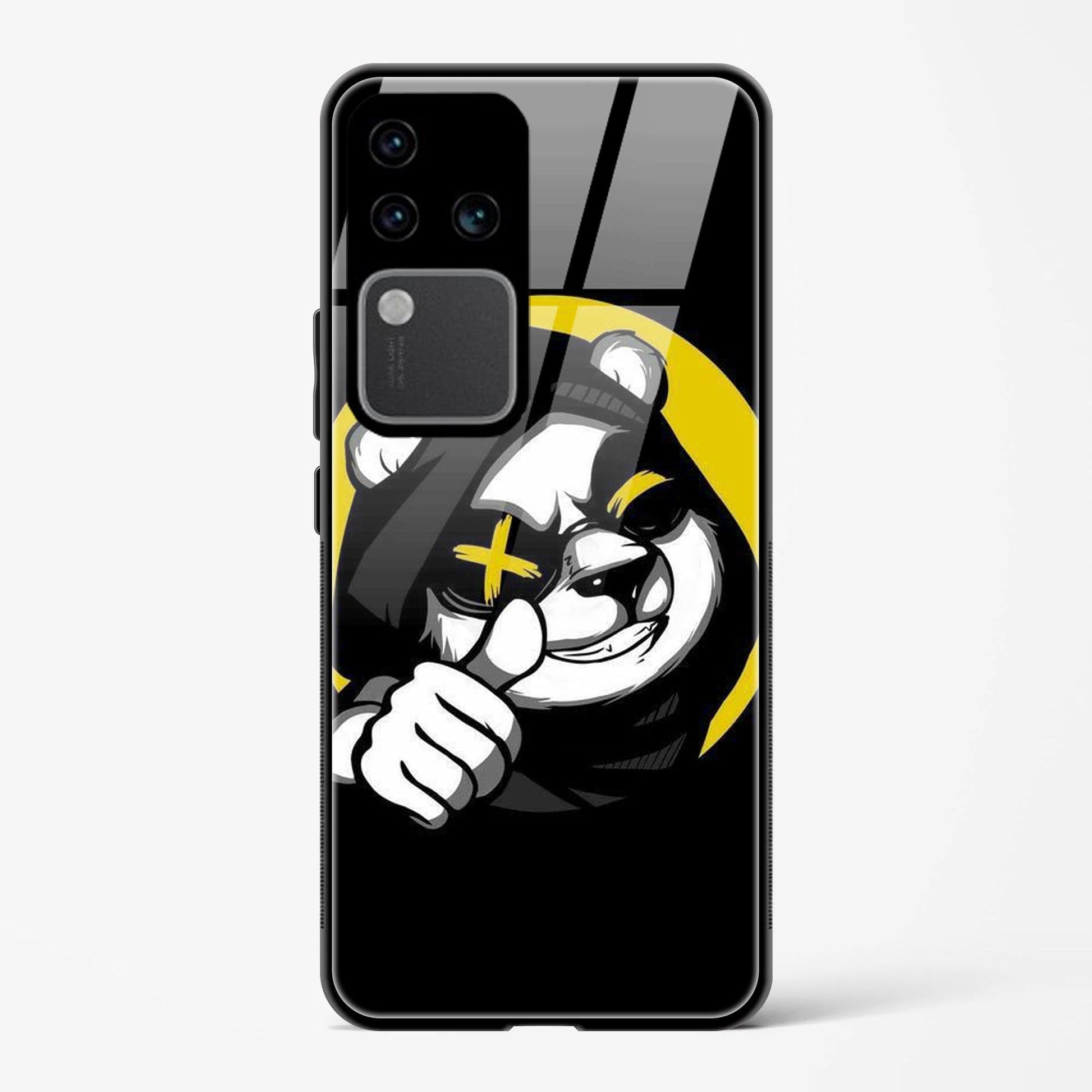 Panda Design Printed Hard Back Cover Compatible with Vivo V30 Pro 5G Attractive and Uniquely Crafted Smartphone Case - Mypcwala