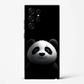 Panda Pop Cute Cartoon Premium Glass Phone Cover for Samsung Galaxy S22 Ultra - DHARM IT PRIVATE LIMITED