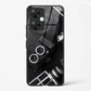 Photography Camera Design Printed Glass Mobile Back Case Compatible for Redmi 13C | TPU Shock - Resistant Soft Edge | 360° Protection - Mypcwala