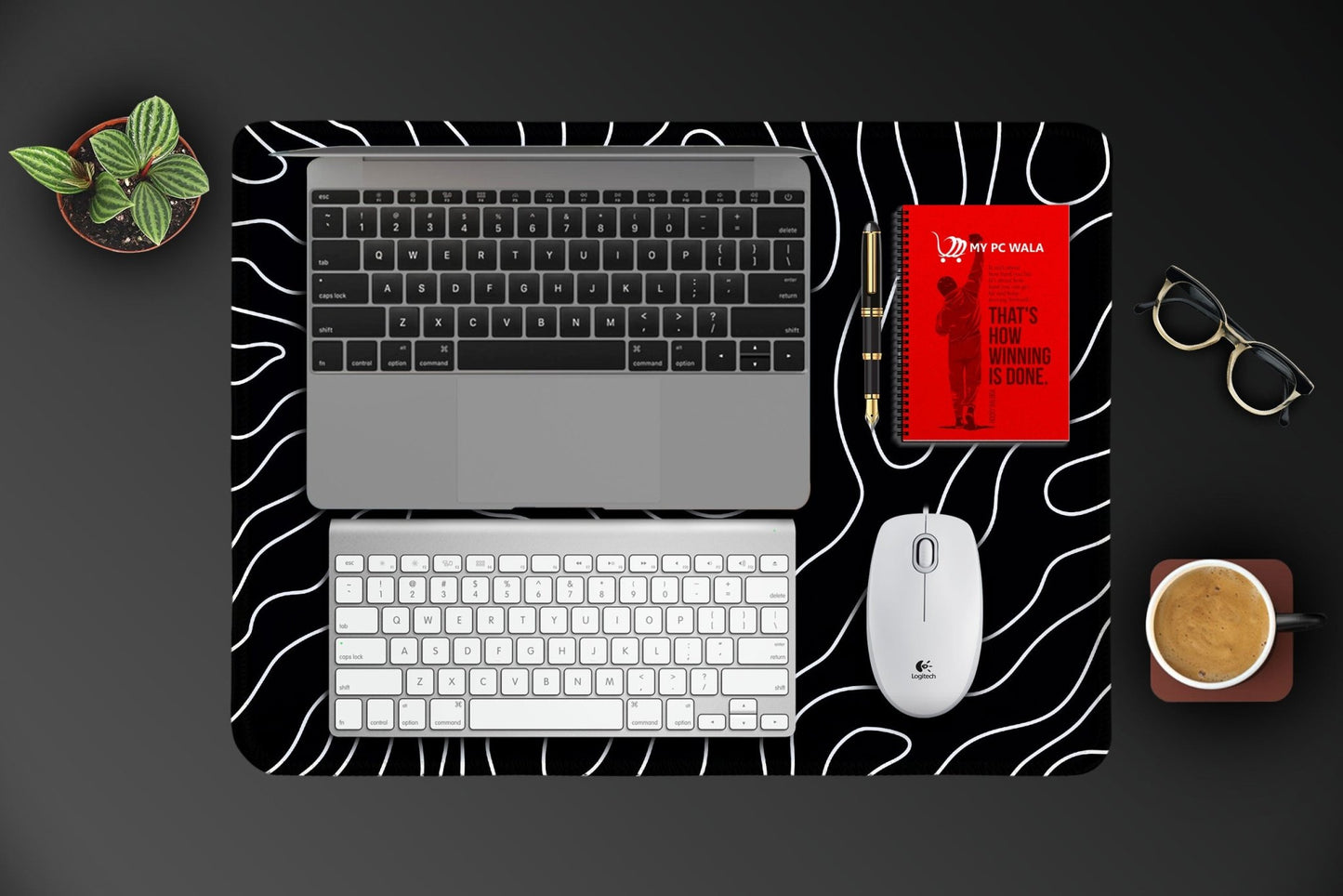 Premium Laptop Desk Mat – Smooth Surface, Anti - Slip & Durable - DHARM IT PRIVATE LIMITED