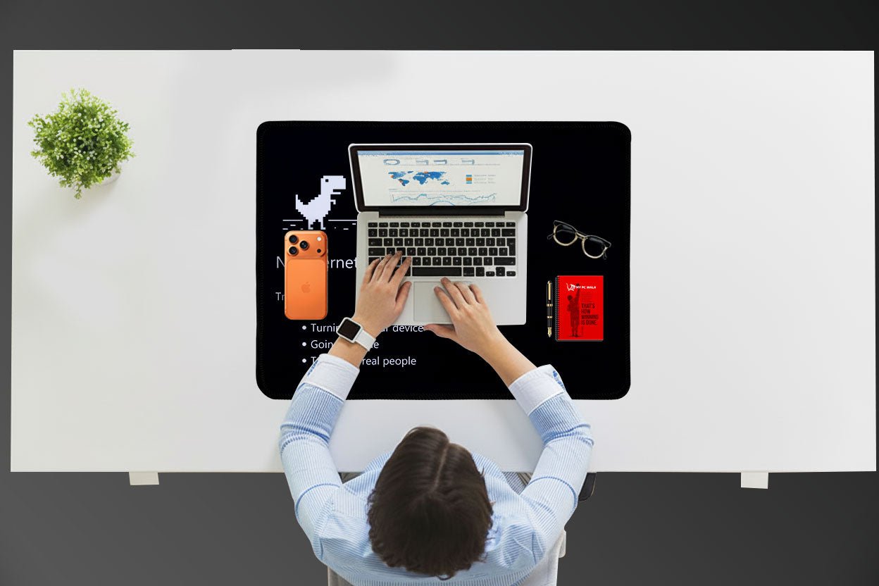 Premium Laptop Desk Mat – Smooth Surface, Anti - Slip & Durable - DHARM IT PRIVATE LIMITED