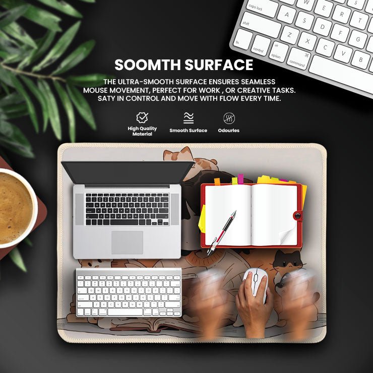 Premium Laptop Desk Mat – Smooth Surface, Anti - Slip & Durable - DHARM IT PRIVATE LIMITED