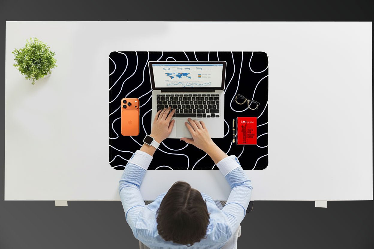 Premium Laptop Desk Mat – Smooth Surface, Anti - Slip & Durable - DHARM IT PRIVATE LIMITED