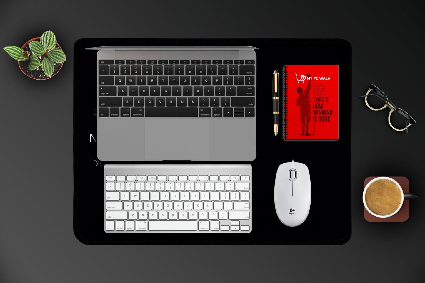 Premium Laptop Desk Mat – Smooth Surface, Anti - Slip & Durable - DHARM IT PRIVATE LIMITED