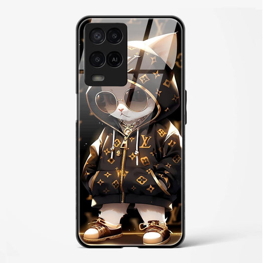 Printed Back Glass Cover for Compatible with Oppo A54 Attractive and Uniquely Crafted Smartphone Case - Mypcwala