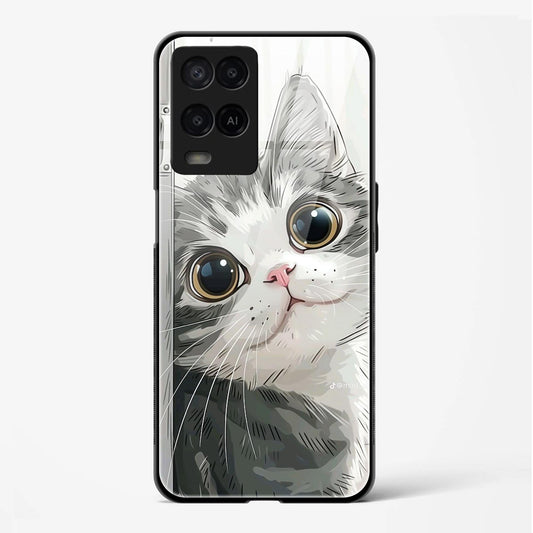 Printed Back Glass Cover for Compatible with Oppo A54 Attractive and Uniquely Crafted Smartphone Case - Mypcwala