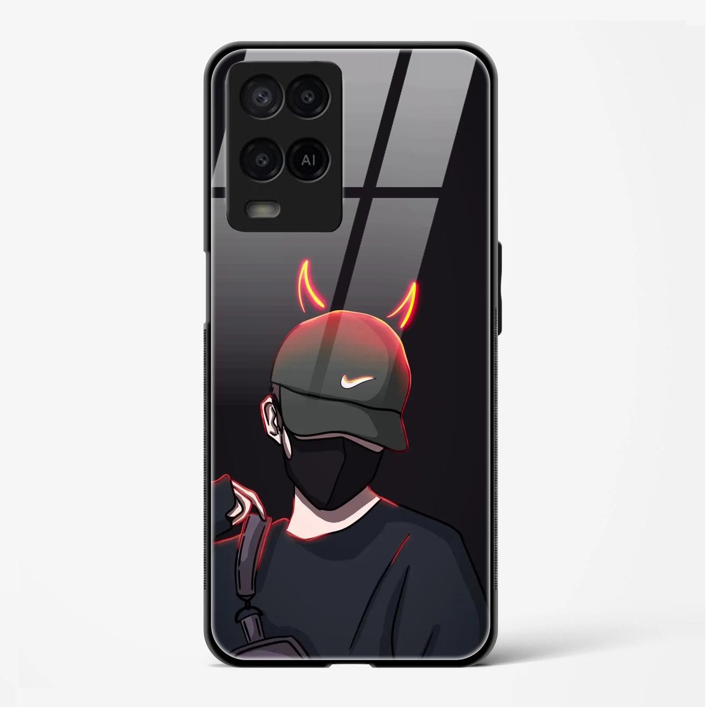 Printed Back Glass Cover for Compatible with Oppo A54 Attractive and Uniquely Crafted Smartphone Case - Mypcwala