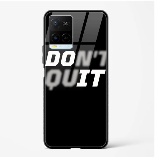 Printed Design Glass Mobile Back Case Compatible for Vivo Y33s Shock - Resistant Soft Edge | 360° Protection - Mypcwala