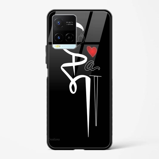 Printed Design Glass Mobile Back Case Compatible for Vivo Y33s TPU Shock - Resistant Soft Edge | 360° Protection - Mypcwala