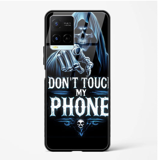 Printed Design Glass Mobile Back Case Compatible for Vivo Y33s TPU Shock - Resistant Soft Edge | 360° Protection - Mypcwala