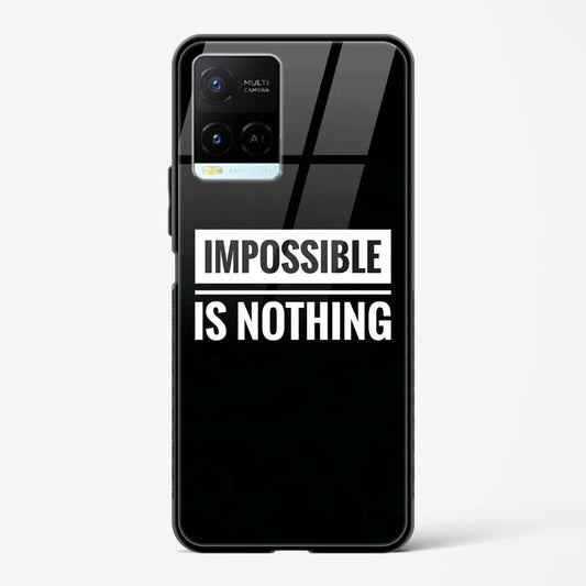 Printed Design Glass Mobile Back Case Compatible for Vivo Y33s TPU Shock - Resistant Soft Edge | 360° Protection - Mypcwala
