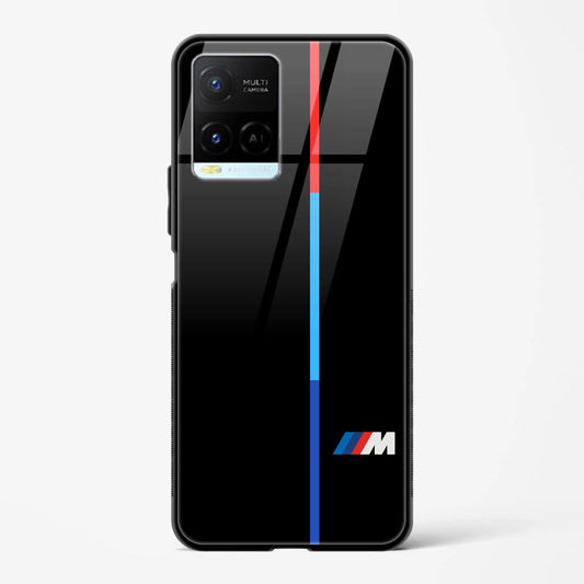 Printed Design Glass Mobile Back Case Compatible for Vivo Y33s TPU Shock - Resistant Soft Edge | 360° Protection - Mypcwala